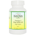 Omega 3 Flax Seed Oil 1000 mg High Lignan - 