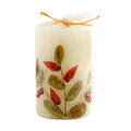 Flower Candle Lavender Cylindrical - 