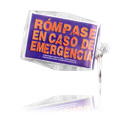 5 Assorted Keyper Keychains Condom in Spanish - 