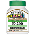 Vitamin E 200 IU D-Alpha Natural - 