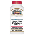 Calcium 600 mg + D Liquid Filled - 