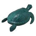 Acrylic Green TurtleHeart Massager 