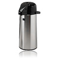 Polished Stainless Steel Liter Air Pot with Glass Liner 