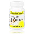 Vitamin E 200 IU - 