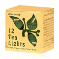 Candle Glass Green Tea Lights - 
