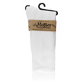 Naturally Bleached White Size 9-11 Socks Organic Cotton Crew Singles - 