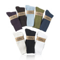 Maggie's Functional Olive Size 10-13 Organics Socks Organic Cotton Crew Singles - 
