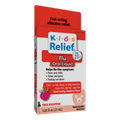 Kids 0-9 Remedies Flu Relief, Raspberry Flavored Oral Solutions  - 