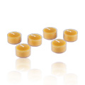 Honey Candles® Pure Beeswax Candles Tea Lights 6 count with 1 Glass Holder - 