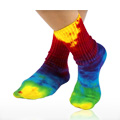 Socks Tie Dye Lite Crew Singles Size 9-11 - 