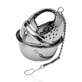 T-Ball Infuser W/Tray Sm. S/S -