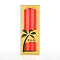 Coral Red Palm Taper 9'' Unscented - 
