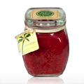 Cranberry Ecopalm Square Top Jar - 