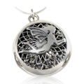 Fairy Pendant Sterling Silver Aromatherapy Jewelry - 