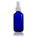 Blue Glass Bottle with Sprayer - 