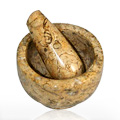 Mortar & Pestle Fossil Marble - 