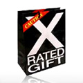Caution X Rated Gift Bag - 