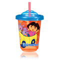 Dora the Explorer Reusable Twist Tight Straw Cups - 