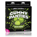 Edible Gummy Panties For Her Green Apple - 