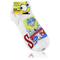 Spongebob Squarepants White Socks Happy Face - 