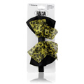 Headwrap with Black & Gold Bow - 
