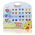 Winnie The Pooh Sticker Earrings & Ring Set - 
