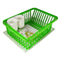 Clair H-9708 Dish Drainer With Tray Green - 