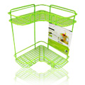 Color Storage 2Step Corner Rack Green Pattern Large - 