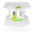 Leaf 2122 White Toothbrush Stand - 