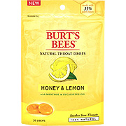 Honey & Lemon Natural Throat Drops - 