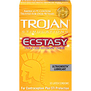 Trojan Ultra Ribbed Ecstasy Ultrasmooth - 