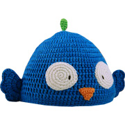 Hand Crocheted Owl Hat Small - 