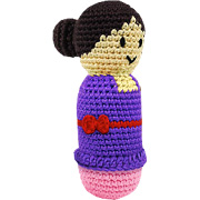 Hand Crocheted Rattle Mom - 