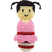 Hand Crocheted Rattle Sister - 