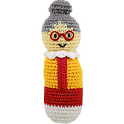 Hand Crocheted Rattle Grandmother - 