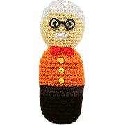 Hand Crocheted Rattle Grandfather - 
