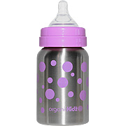 Wide Mouth Baby Bottle Lavender Dots - 