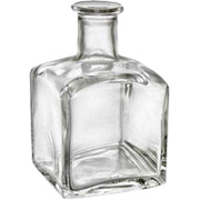 Square Decorative Glass Diffuser Bottle - 