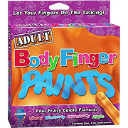 Adult Body Edible Finger Paints - 
