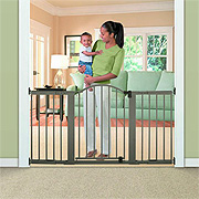 Stylish & Secure Wood & Metal Expansion Gate - 