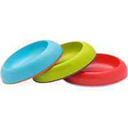 Dish Edgeless Stayput Bowl Blue/Orange, Purple/Green, Red/Lt Purple