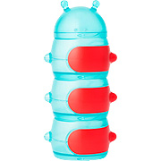 Stack Catepillar Snack Container Teal + Red - 