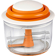 Mush Manual Baby Food Processor Orange + White - 