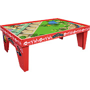 Wooden Railway  ""Let's Ride the Rails"" Playtable w/ Playboard - 