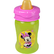 Mickey Mouse Clubhouse (Minnie) 10 oz Soft Spout Sippy Travel Lock - 