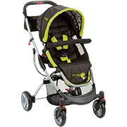 Full Size & All Terrain Strollers Indigo Abstract O's Black & Green - 