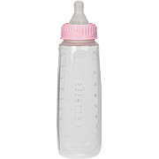 Gerber first essentials clear view bottle 9oz, 1pk, med flow, latex - 