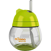 mOmma Straw Cup No Handle Green - 