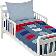 Percale Toddler Bedding Sets Primary Patch - 
