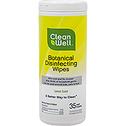 Botanical Disinfecting Wipes Lemon Scent - 